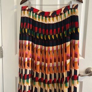J. Crew Multicolor A-Line Skirt